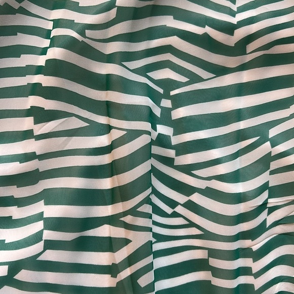 Sam Edelman Green and White Midi Dress - Picture 11 of 14